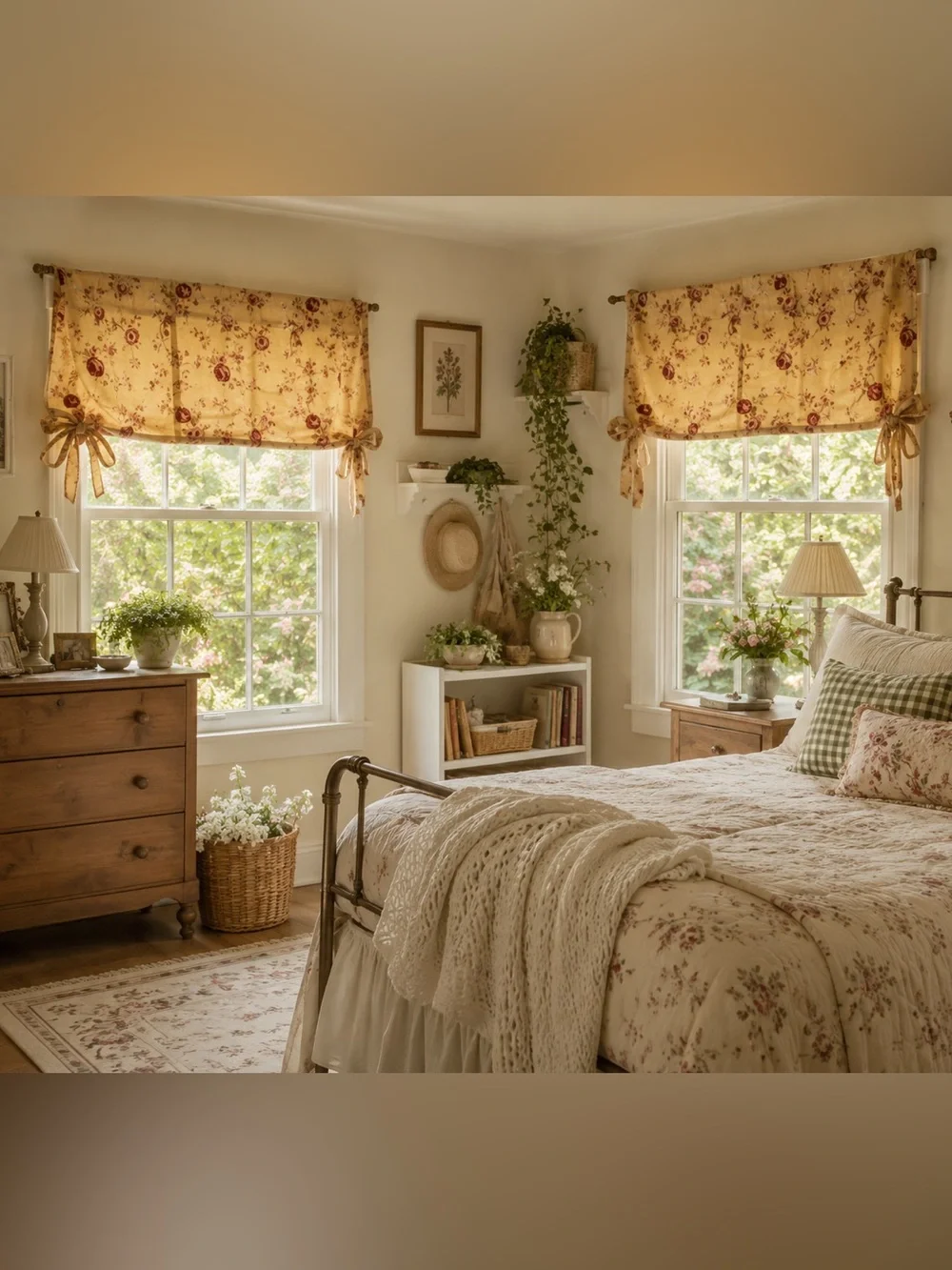 Waverly Rose Sonata Valance Harbor House with Ties 64 x 17 - Set of 2